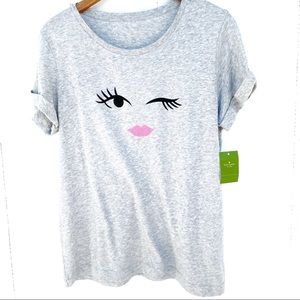 NWT Kate Spade Winking Eye T-shirt Size Medium